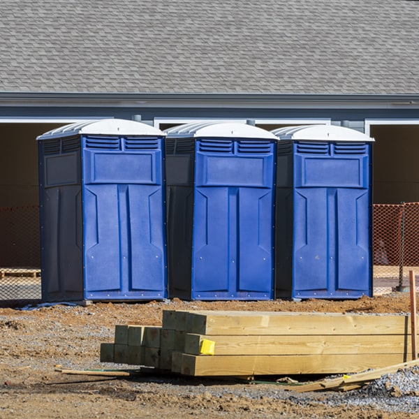 what is the cost difference between standard and deluxe portable restroom rentals in New Lyme Ohio